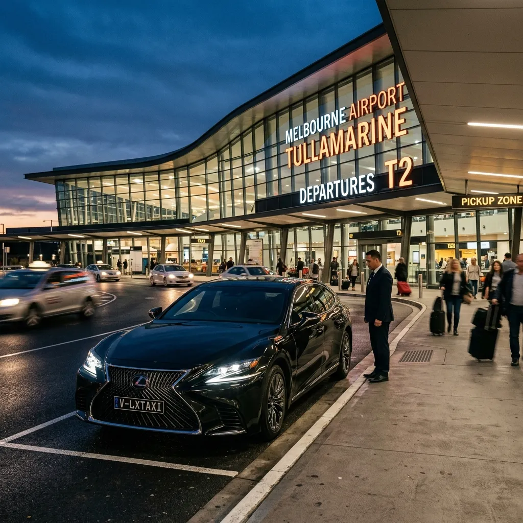 Premium Lexus sedan taxi Melbourne Airport