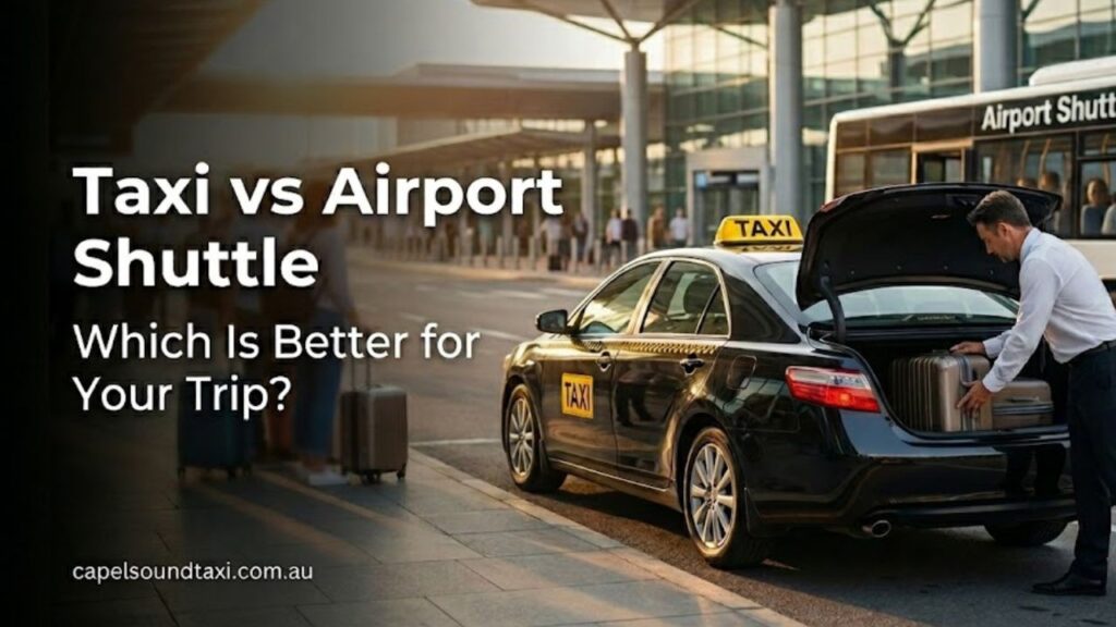 airport shuttle vs taxi